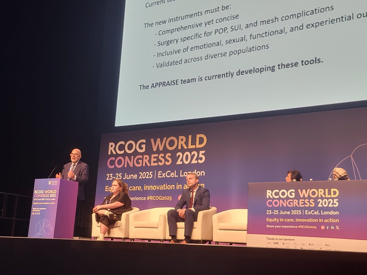 A great achievement to win 3rd Prize for RCOG Sir William Gilliatt Award highest scoring abstracts: A Scoping Review for the Development of the APPRAISE PROM <a href="/SteliosKD/">Stelios Doumouchtsis</a> <a href="/rcog/">rcog</a>