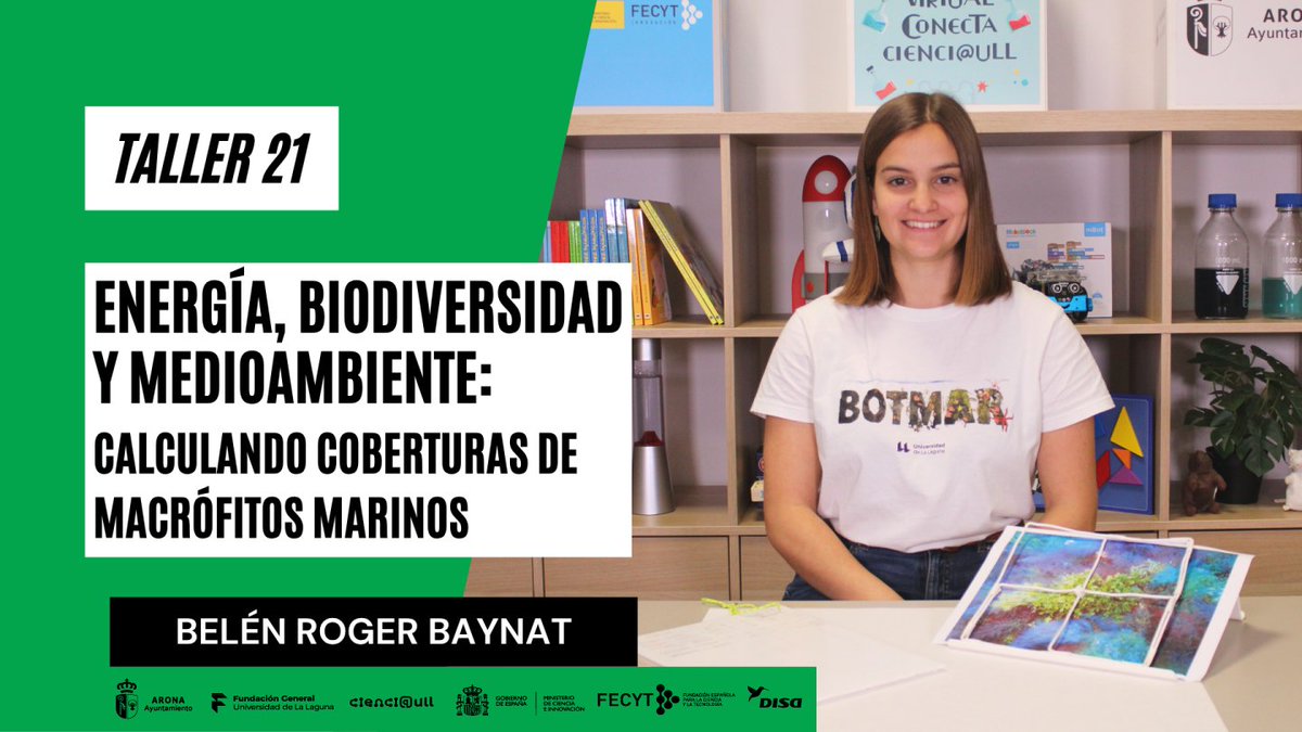 Cienci@ULL (@cienciaull) on Twitter photo 🎦 "Calculando Coberturas de Macrófitos Marinos", un nuevo vídeo de la serie divulgativa #LaboratorioVirtual
Este taller está impartido por Belén Roger, bióloga de la <a href="/ULL/">Universidad de La Laguna</a>
👉 youtu.be/3WC93U0IV5A?si…
<a href="/AytoArona/">Ayuntamiento Arona</a> <a href="/FECYT_Ciencia/">FECYT</a> <a href="/FundacionDISA/">Fundación DISA</a> 🎦 "Calculando Coberturas de Macrófitos Marinos", un nuevo vídeo de la serie divulgativa #LaboratorioVirtual
Este taller está impartido por Belén Roger, bióloga de la <a href="/ULL/">Universidad de La Laguna</a>
👉 youtu.be/3WC93U0IV5A?si…
<a href="/AytoArona/">Ayuntamiento Arona</a> <a href="/FECYT_Ciencia/">FECYT</a> <a href="/FundacionDISA/">Fundación DISA</a>