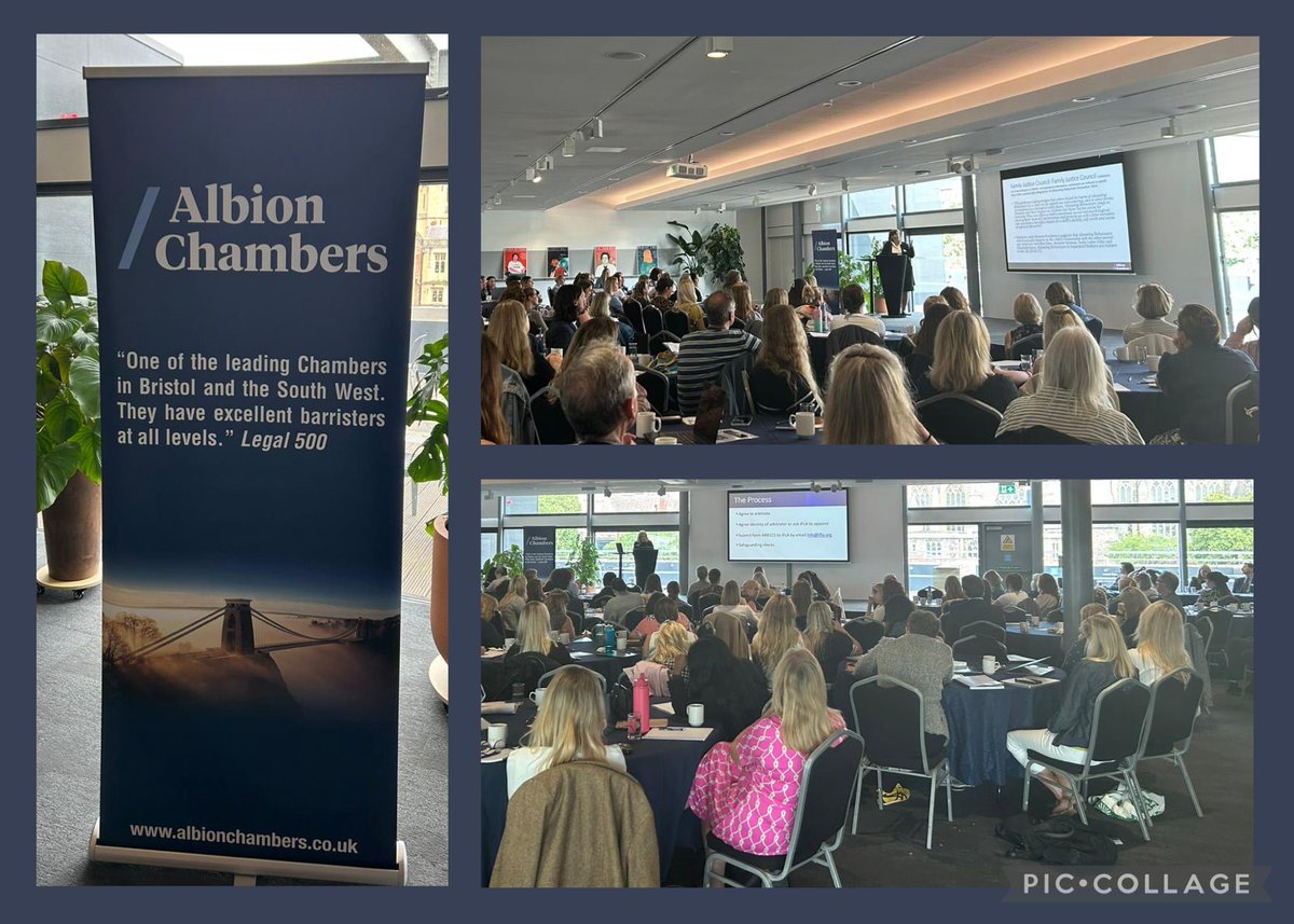 We were delighted to welcome over 130 delegates to our Private Children Conference yesterday.

Our experienced speakers covered a wide range of interesting and informative topics.

We would like to thank all of our delegates for attending.

albionchambers.co.uk/private-childr…