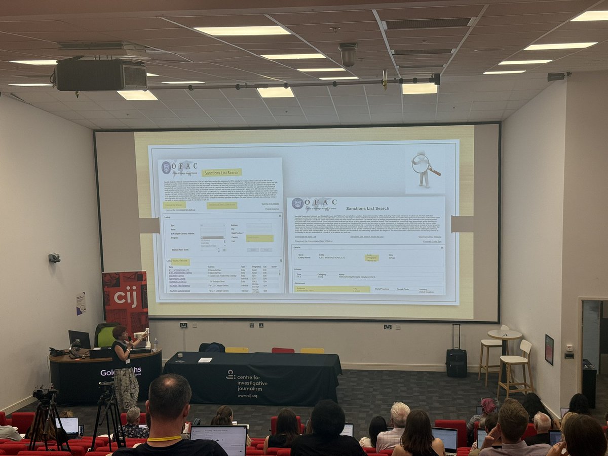 Next up at #CIJSummer: OSINT: 101 Places to Investigate Your Country.

This session is blowing open the myth that all the useful data about your country is locked behind national walls. From foreign lobbying disclosures in the U.S. to corporate registries in offshore
