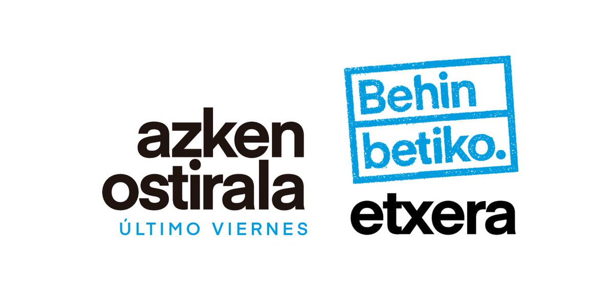 🟢 Ekaineko, Azken ostirala / Último viernes de Junio. 

📍 Araba, Bizkaia, Gipuzkoa, Lapurdi eta Nafarrao Garaia.

» Deialdi guztiak / Todas las convocatorias: sare.eus/azken-ostirala 

Preso, iheslari
eta deportatuak
#Etxera ↗️↙️