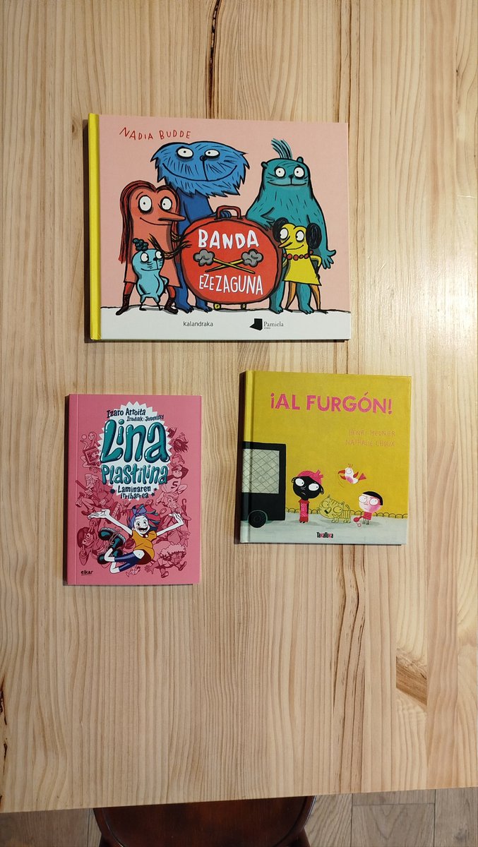 Aupa liburuzaleok!

Hemen aste honetan heldu zaizkigun liburu berri eta ez ain berri batzuk. 

Datorren egunetan izango duzue detaile gehiago eta baita udararako gomendioak ere.

Pasa liburudendatik eta arakatu gure espazioa!