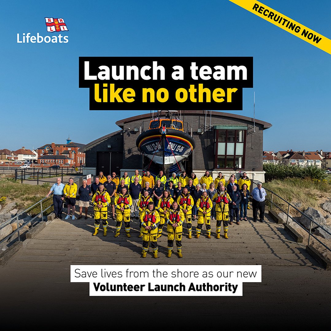 Hoylake RNLI Lifeboat Station (@hoylakernli) on Twitter photo 📣📟 We are recruiting for new volunteer Launch Authorities to join our #OneCrew at Hoylake <a href="/RNLI/">RNLI</a>
You’ll support day-to-day management at <a href="/HoylakeRNLI/">Hoylake RNLI Lifeboat Station</a> to ensure a permanent state of readiness for rescues.
Find out more and apply by Sunday 24 August 👉 volunteering.rnli.org/vacancy/launch… 📣📟 We are recruiting for new volunteer Launch Authorities to join our #OneCrew at Hoylake <a href="/RNLI/">RNLI</a>
You’ll support day-to-day management at <a href="/HoylakeRNLI/">Hoylake RNLI Lifeboat Station</a> to ensure a permanent state of readiness for rescues.
Find out more and apply by Sunday 24 August 👉 volunteering.rnli.org/vacancy/launch…