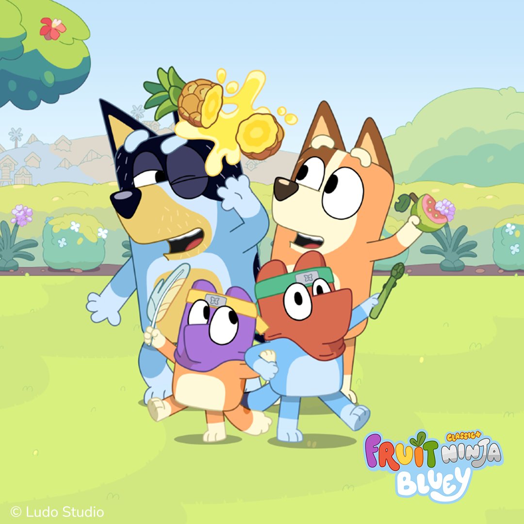 Play Bluey x Fruit Ninja Classic+ and unlock your very own Featherwand and Bluey's House Dojo in the Featherwand event!
Let's go! halfbrick.link/SM_X_BxFNC