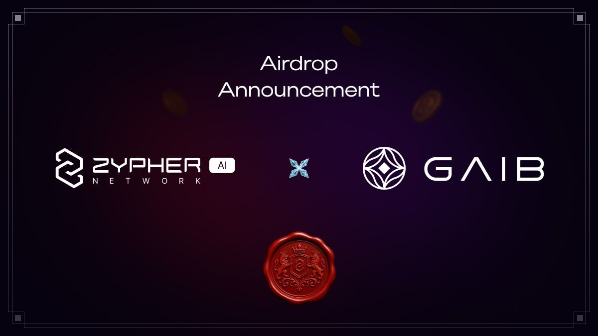 Zypher_Network's tweet image. [1/x] Experiencing the new era of decentralized AI, Zypher G NFT Airdrop Phase 2 is launching soon on @BNBCHAIN!

We&apos;re excited to airdrop exclusive 50 G-NFTs to @gaib_ai Community, please join GAIB Community and Zypher Community.

⏰Free Claim Period: July 1st to July 15th, 2025…