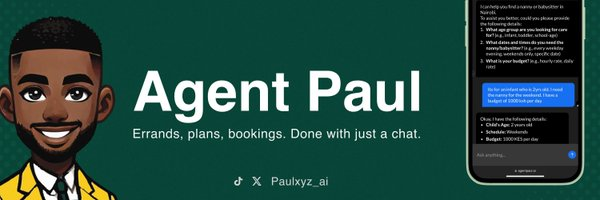 Paulxyz_ai's tweet photo. Work? Logging📴
Errands? Handled
Weekend plans? Already lined up😎
Agent Paul’s the reason you’re not panic-shopping at 6pm or begging for a car on the group chat.
One chat - and you’re weekend-ready.
#AgentPaulAI #JustAskPaul #FridayFeels #ErrandFreeWeekend #PaulGetsItDone https://t.co/jElXxPXyuc