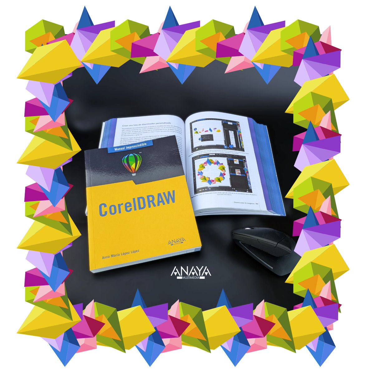 LibroCorelDRAW's tweet image. ¿Buscas un marco llamativo para tus diseños? 🖼️ Aprende paso a paso cómo crear marcos originales y sacarle todo el partido a la herramienta “Medios Artísticos” de CorelDRAW con el libro Manual Imprescindible de CorelDRAW
+ Info 👉 librocoreldraw.com #diseñografico #coreldraw