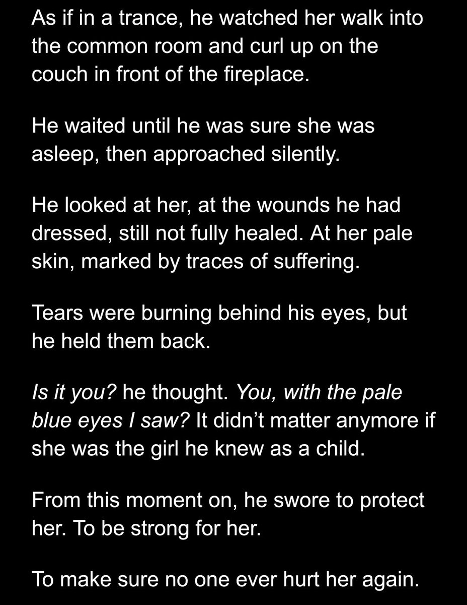 NabiKangGH's tweet image. A quiet moment of realization.
He sees her pain, her scars.
Whether she is the girl from his past or not, he’s already made up his mind.
He will protect her.
#Always 

#writerfriendschallenge
#SnippetToSetTheMood

#schreibchallenge #감정적 #emotionalwriting #sanftestärke