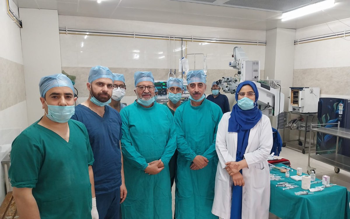 DirectorSkims's tweet photo. SKIMS MC Bemina launches Corneal Transplant Service! 👁️✨
In a major milestone, vision restored in 2 blind patients.
👏 Kudos to Director SKIMS Prof. A. Ganie &amp; Principal SKIMS MC Prof. F.Q. Parray for enabling this transformative step in eye care.
#HealthcareMilestone #SKIMS https://t.co/OERjssm2Q3
