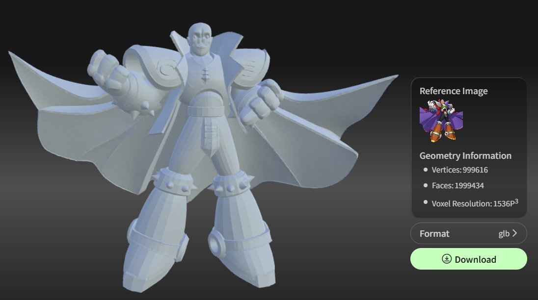 ldekol's tweet image. DiVEの絵からﾀｲﾁｮｳの3Dモデル作ってもらったら顔が面白過ぎた👨‍🦲 #AIシグマチャレンジ #Hitem3D