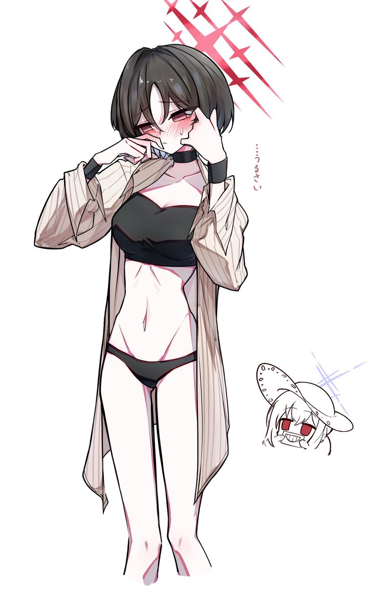 照れてるミサキを描きたかった
 #ブルアカ #戒野ミサキ