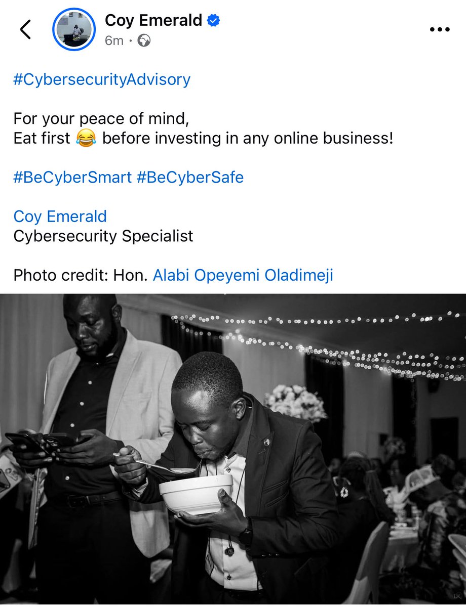 CoyEmerald1's tweet photo. #CyberSecurityAdvisory
@CoyEmerald1
Cybersecurity Specialist https://t.co/7oifgdFMl3