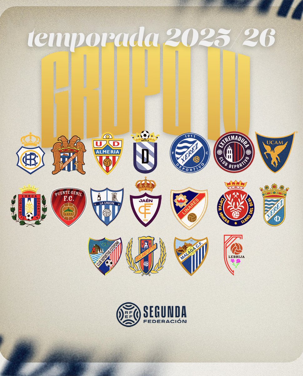 🔵𝐎𝐅𝐈𝐂𝐈𝐀𝐋

La <a href="/UDMelilla/">Unión Deportiva Melilla</a> militará en el grupo IV de Segunda Federación la temporada 2025/26.

El primer equipo se medirá a los conjuntos andaluces, murcianos y uno de los extremeños.

ℹ️ udmelilla.es/la-ud-melilla-…

#Recuperar