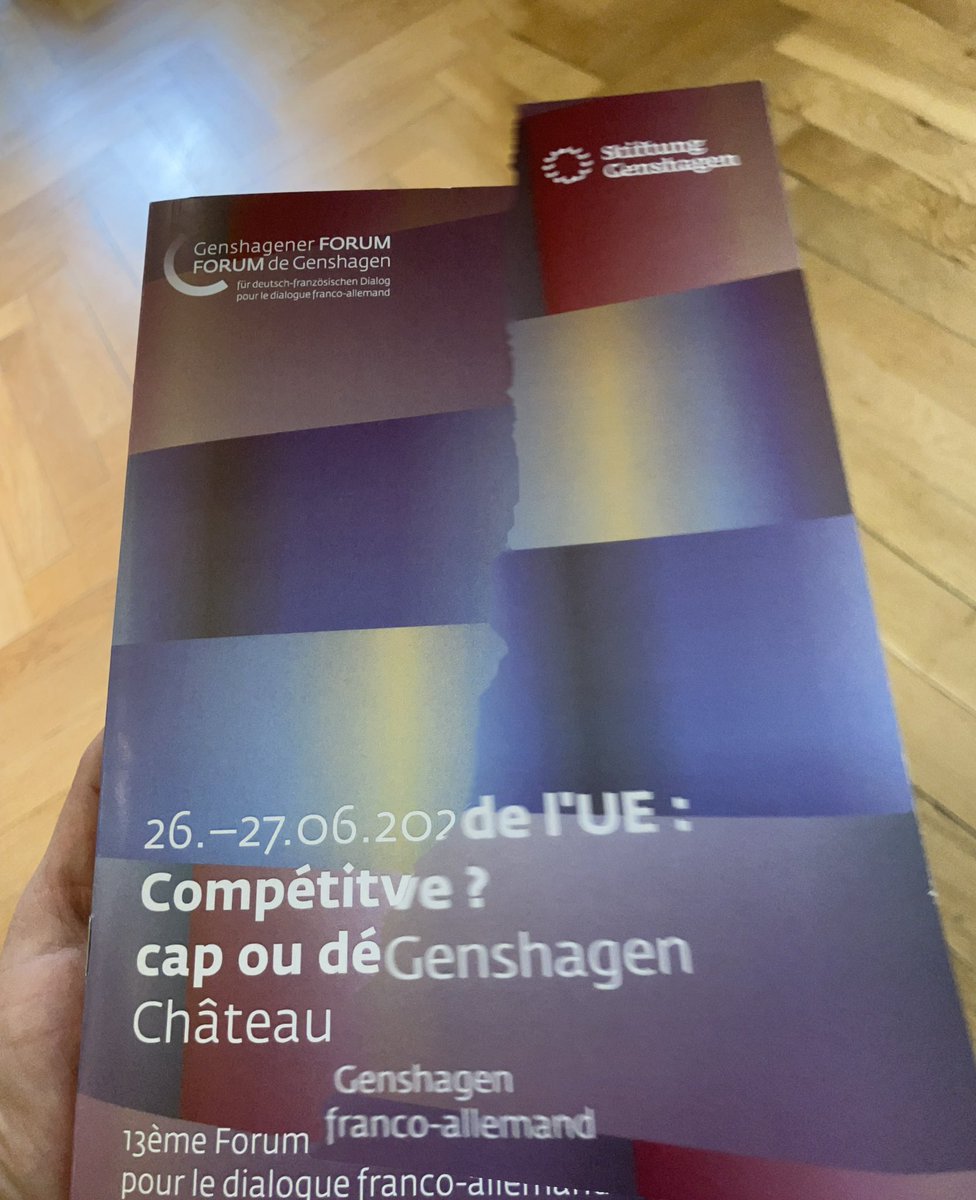 2e journée du #ForumGenshagen pour le dialogue 🇫🇷🇩🇪 avec un débat sur les « 𝐆𝐮𝐞𝐫𝐫𝐞𝐬 𝐜𝐨𝐦𝐦𝐞𝐫𝐜𝐢𝐚𝐥𝐞𝐬 𝐞𝐭 𝐨𝐫𝐝𝐫𝐞 𝐦𝐨𝐧𝐝𝐢𝐚𝐥 𝐞́𝐛𝐫𝐚𝐧𝐥𝐞́ : 𝐥’#𝐔𝐄 𝐬𝐨𝐮𝐬 𝐩𝐫𝐞𝐬𝐬𝐢𝐨𝐧 », avec C. Schmucker, S. Jean, P. Brandmaier et J.-M. Ayrault, N. Záboji