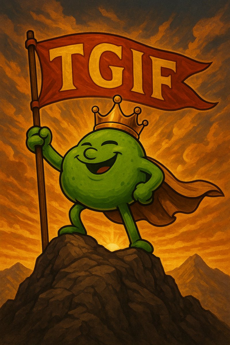 Sir Tootsalot has officially planted the TGIF banner atop Mount Workweek! 🏔️💨

 Now accepting tribute in the form of snacks, naps, and questionable dance moves. Weekend, prepare to be conquered! 

#TGIF #SirTootsalot #WeekendWarrior #crofam #FFTB