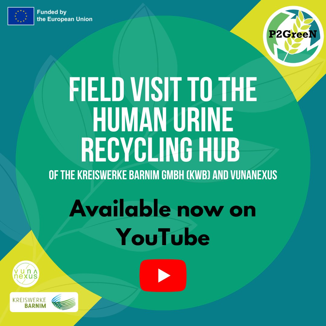 🎥 𝐍𝐞𝐰 𝐕𝐢𝐝𝐞𝐨: 𝐄𝐱𝐩𝐥𝐨𝐫𝐢𝐧𝐠 𝐂𝐢𝐫𝐜𝐮𝐥𝐚𝐫 𝐒𝐚𝐧𝐢𝐭𝐚𝐭𝐢𝐨𝐧 𝐢𝐧 𝐄𝐛𝐞𝐫𝐬𝐰𝐚𝐥𝐝𝐞, 𝐆𝐞𝐫𝐦𝐚𝐧𝐲♻️💧

👉 Watch the full video here:
🔗 youtube.com/watch?v=7VSrjr…

Let’s rethink what waste means — and turn it into opportunity. 🌍✨

#P2GreeN