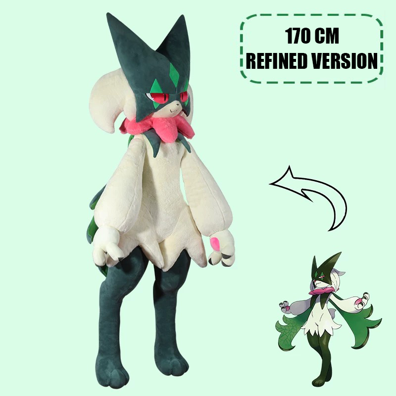 MocKing888's tweet photo. 🌟YOUR LIFE-SIZE MEOWSCARADA IS HERE! 🌟
Imagine: Waking up to a 170cm weed cat by your side. 🛏️✨ 
Upgraded ultra-soft fabric makes this life-size plush YOUR perfect cuddle partner.
🔗link: https://t.co/mueaA9rBMb
#pokemon #meowscarada #plush https://t.co/rXYWsiwMs9