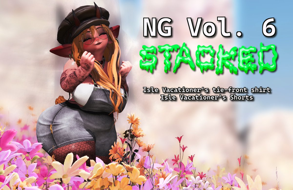 Summer is here! So why not dress up a bit more summer-ier-ish. NG Vol. 6 Stacked is now available early access and will become free for everyone on July 18th! <3
patreon.com/posts/stacked-…