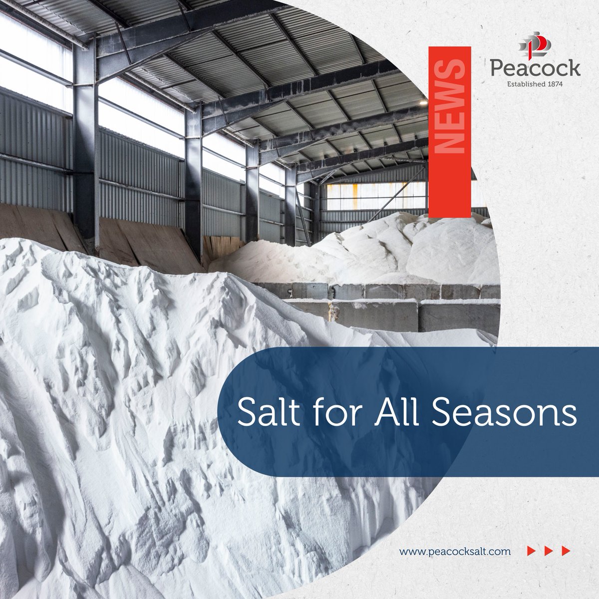 Salt for All Seasons We processed more orders this month than our five year average. Well done team! A huge thank you to all our customers for keeping us busy year-round, not just in winter. We appreciate your continued support!