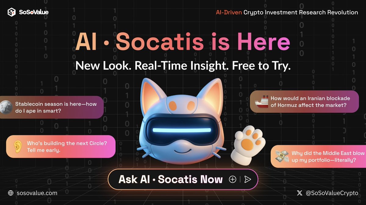 SoSoValueCrypto's tweet image. SoSoValue Weekly Update - Jun 27
📈 SSI(SoSoValue Indexes) Key Metrics
- Total TVL: $156.0M
- Total Holders: 390.0K
- Highest APY: 33.83%
- Total Staked SSI: 188.6M SSI
- Total Supply: 217.6M SSI

📈 $SOSO Key Metrics
- sSOSO Holders: 8,061
- Highest APY After Boost: 68.00%

🔥…