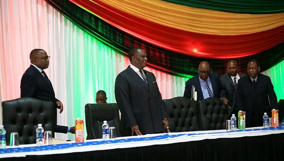 Pictures of Vice President Rtd General Chiwenga at the launch of the book titled Memories of a Public Servant, written by Dr. Maremba Andries Rugobo.

#263Chat