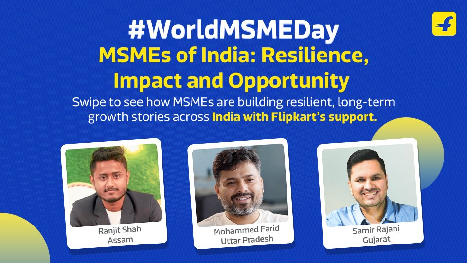 FlipkartStories's tweet image. India’s MSMEs are more than business entities, they are enablers of economic stability, social inclusion, and grassroots enterprise. Their ability to grow and adapt in a digital economy has far-reaching implications for national development.
From Ranjit’s growth story in Assam…