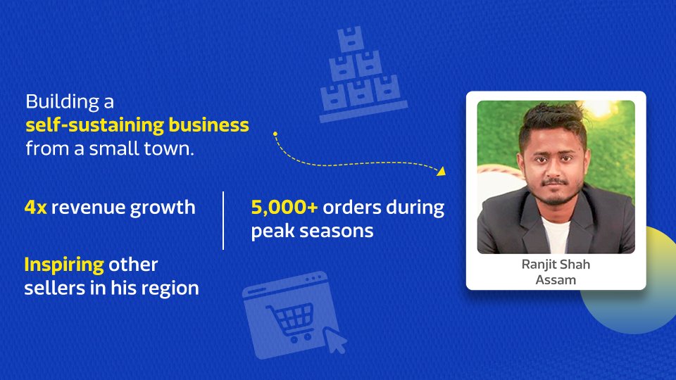 FlipkartStories's tweet image. India’s MSMEs are more than business entities, they are enablers of economic stability, social inclusion, and grassroots enterprise. Their ability to grow and adapt in a digital economy has far-reaching implications for national development.
From Ranjit’s growth story in Assam…