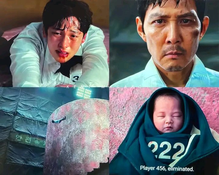 _fabYsha's tweet photo. NOT GI-HUN SACRIFICING TO SAVE JUN-HEE (PLAYER 222) &amp; MYUNG-GI (PLAYER 333) BABY 🥺
#SquidGame3 #SquidGame https://t.co/VuymT9iD4U