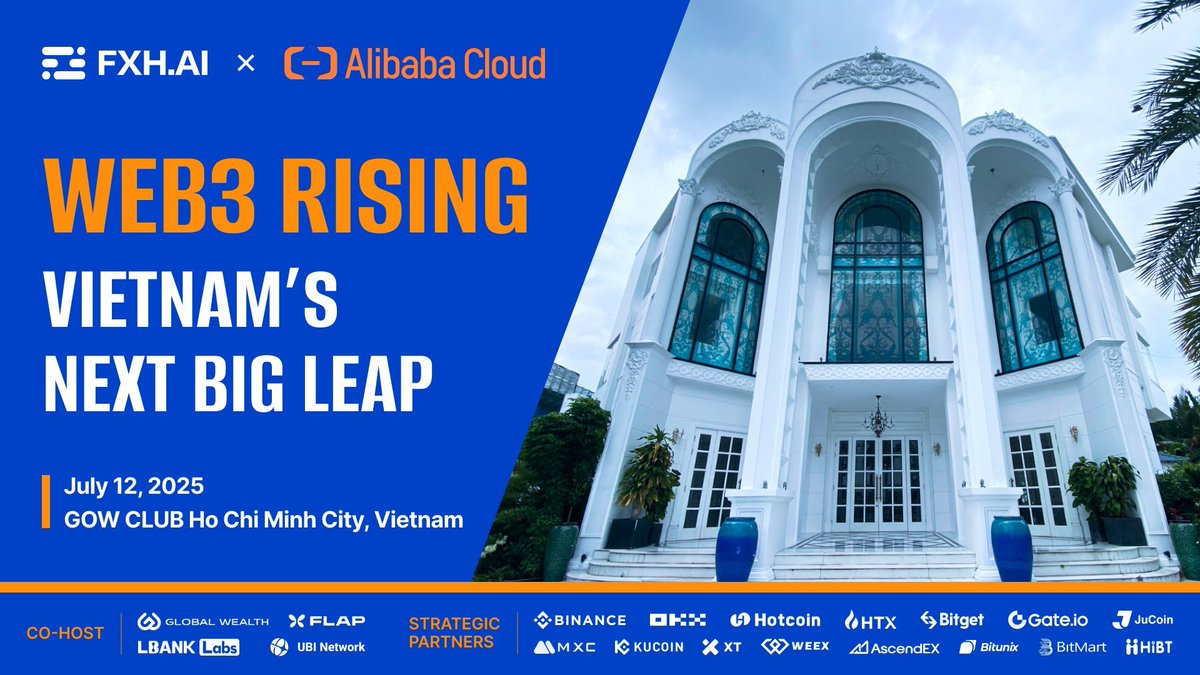 AscendEX (@ascendex_) on Twitter photo 🚀 #AscendEX is proud to be the strategic partner of the upcoming Web3 Summit in Ho Chi Minh City, co-hosted by <a href="/FeiXiaoHaoX/">非小号</a>  & Alibaba Cloud.
📅 Date: July 12
🎯 Theme: Linking Vietnam Web3 Innovation Opportunities and Ecological Rise
Together, we’re driving Web3 innovation 🚀 #AscendEX is proud to be the strategic partner of the upcoming Web3 Summit in Ho Chi Minh City, co-hosted by <a href="/FeiXiaoHaoX/">非小号</a>  & Alibaba Cloud.
📅 Date: July 12
🎯 Theme: Linking Vietnam Web3 Innovation Opportunities and Ecological Rise
Together, we’re driving Web3 innovation