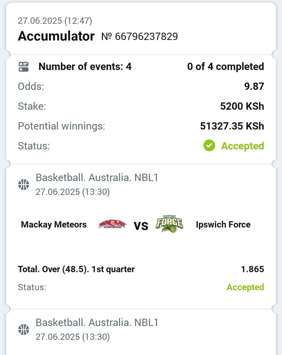 Easy Basketball 🏀
9 odds only.

WINWIN 🟢

Register: bit.ly/49XJA3S
Use Promocode: IPOSIKU

Slip code: 6K4V8