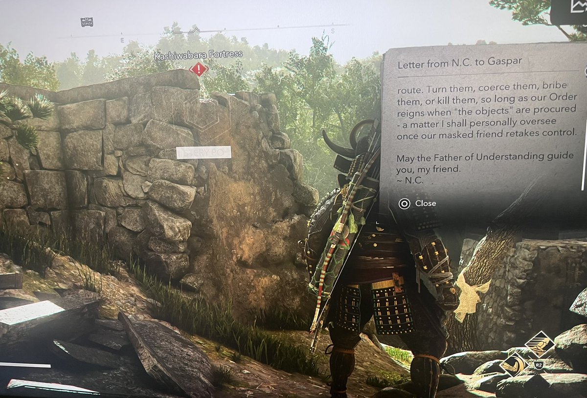 SaiTheDarkness's tweet photo. @TheRealZephryss There’s an alt version of the letter from Nuno Caro before the Templar story quest. https://t.co/YGXxe786s7