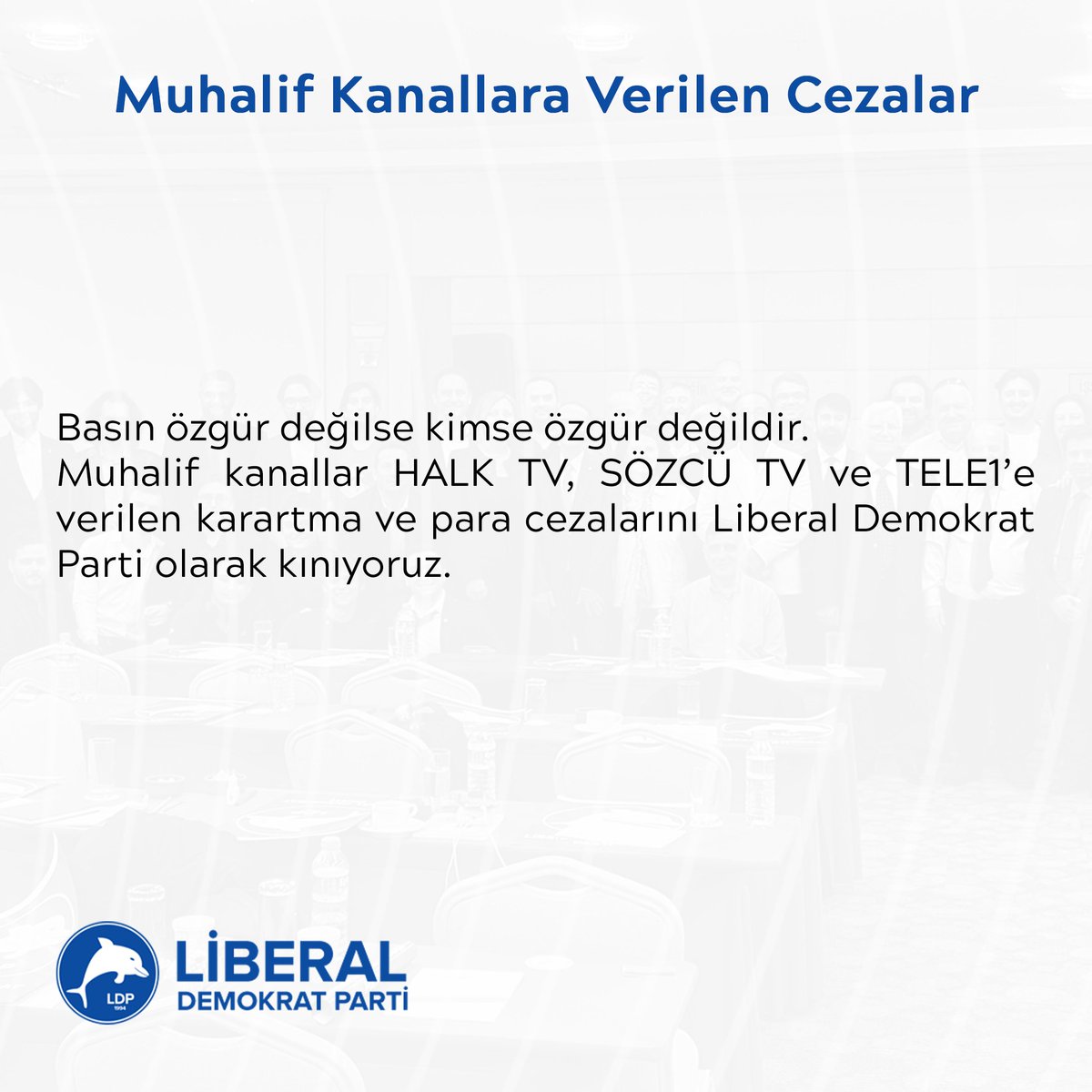 liberaLDP's tweet image. Partimizin 27.06.2025 tarihli Basın Açıklaması: