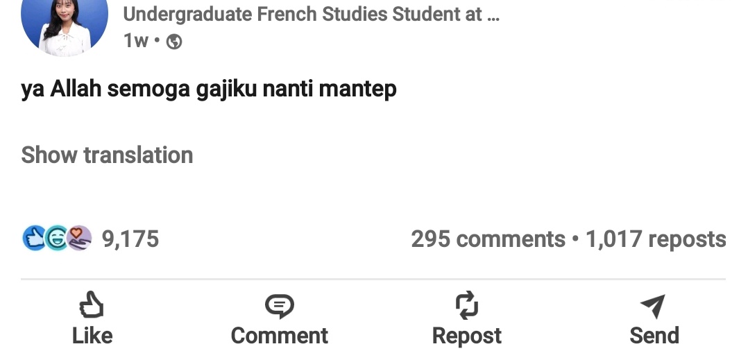 cakemoroll's tweet image. udah saatnya kita menguasai linkedin🧍🏻‍♀️☝🏻