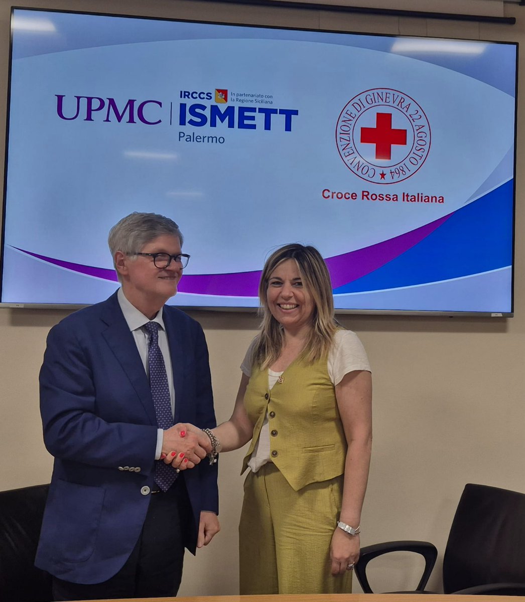 Nasce una partnership tra #ISMETT, <a href="/UPMC/">UPMC</a> e CRI.

"Collaborare con un centro d’eccellenza come ISMETT è un privilegio", dice Debora Diodati, Vicepresidente CRI. "Insieme, serviremo le comunità in modo più efficace, formando personale e rispondendo alle emergenze con tempestività."