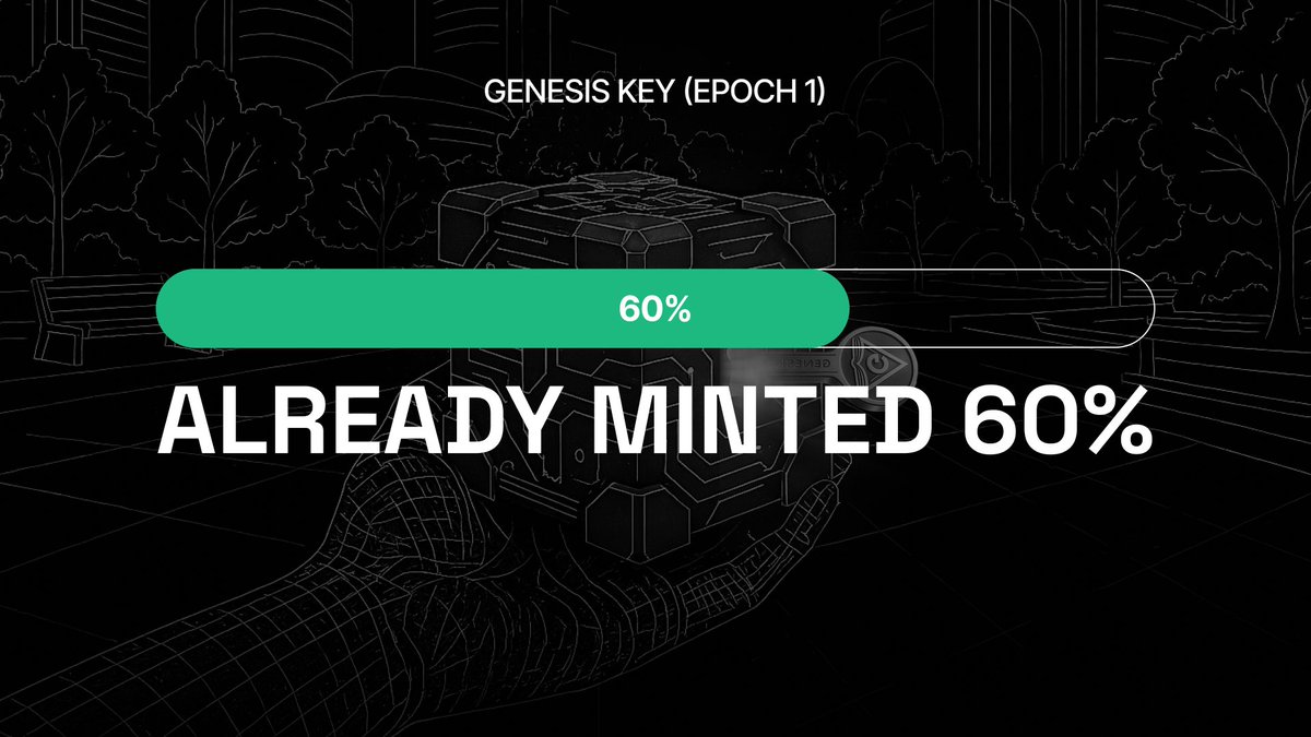 We are nearing the end of the 1 Epohe of GENESIS KEY

60% of NFTs have already found their owners!

Who has already opened Genesis Box?

Share your results in the comments and continue collecting drop 🪂