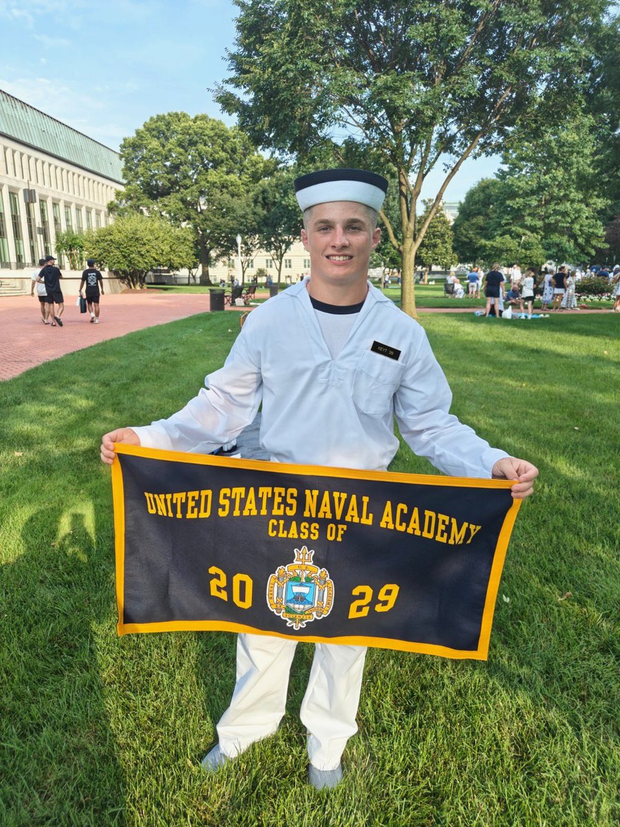 We want to wish West Jeff Football alum, Midshipman Wyatt Keyt good luck on his journey with the United States Naval Academy
