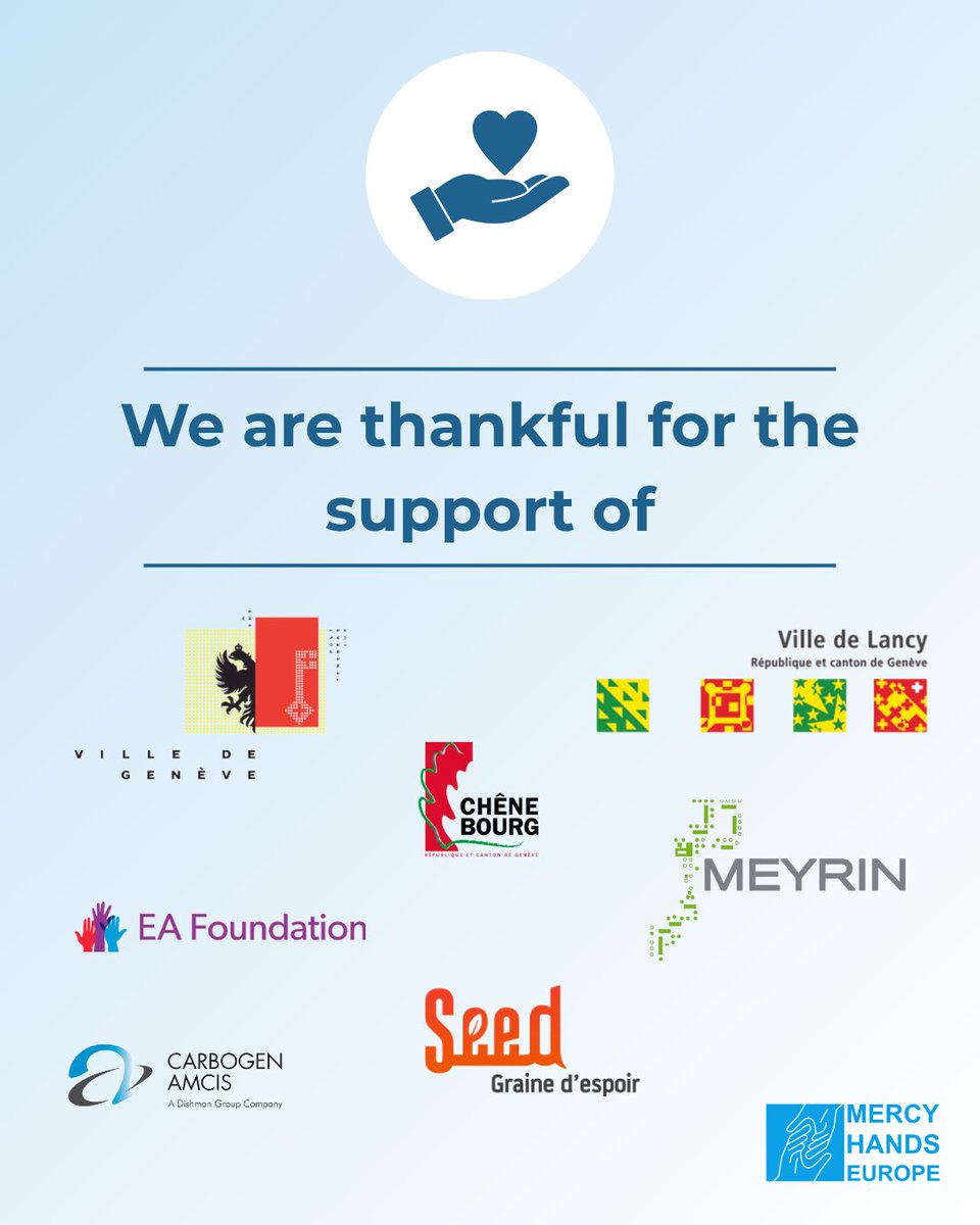 MercyHandsEU's tweet image. Sweet impact in every jar!🍯Thanks to sustainable beekeeping under our WAP project, Mercy Hands Europe shared Ethiopian honey with our amazing donors
Huge thanks to donors of WAP & Eco-Irrigation: Geneva, Seed Charity, Chêne-Bourg, Lancy, Meyrin, EA Foundation & CARBOGEN AMCIS!💛