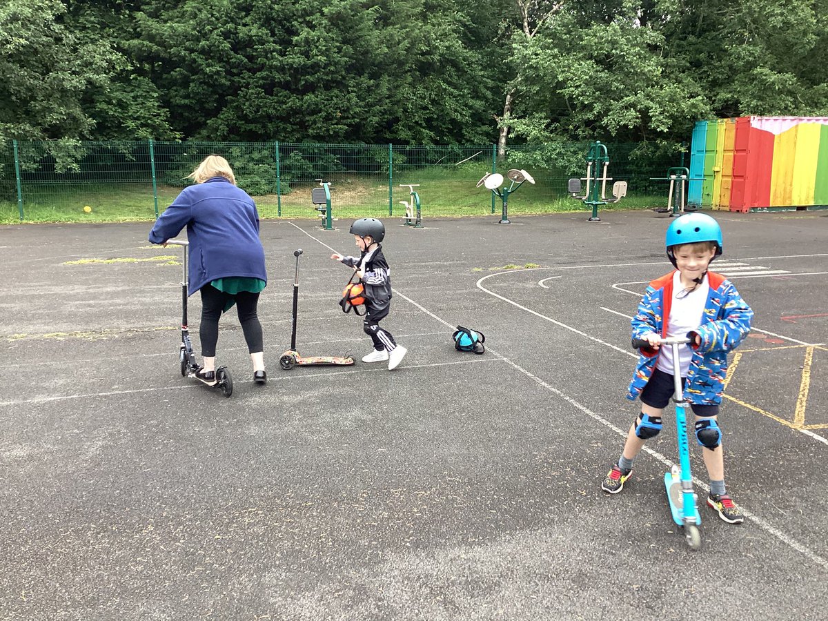 Hummingbirds loved their Scootfit lesson. Some amazing skills were on display. #scootfit