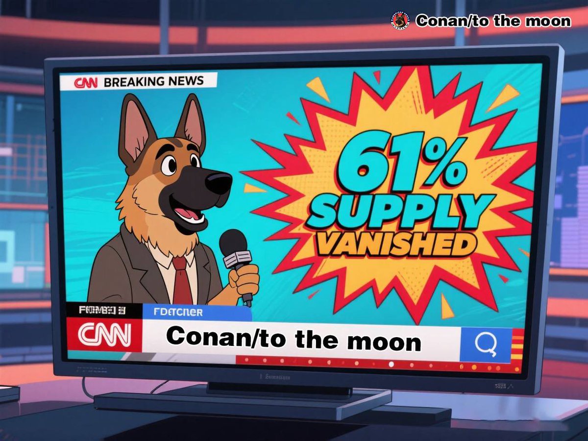 conan_conansol's tweet photo. "Is something big happening?"
$Conan https://t.co/BVv7TM95dz