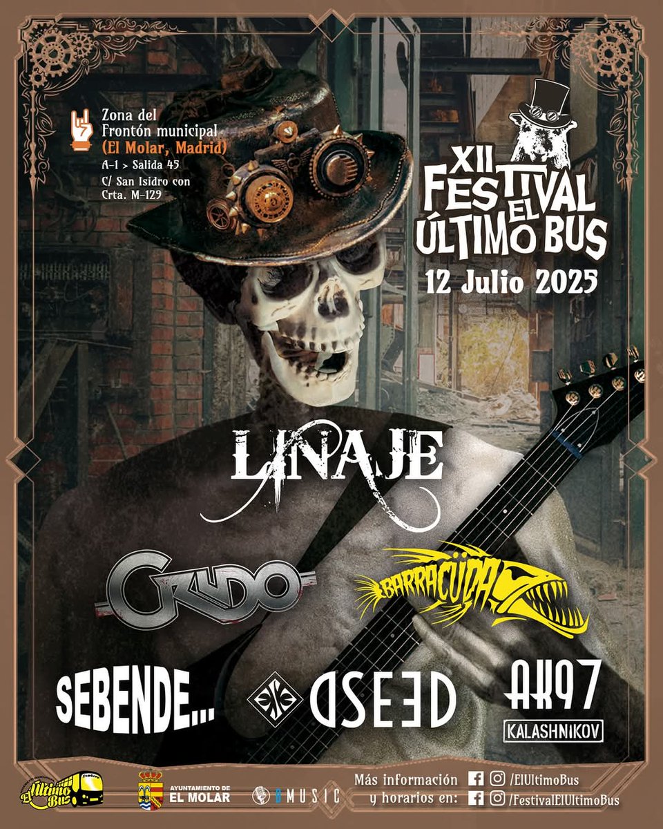CRUDO (@somoscrudo) on Twitter photo Nos vemos el dia 12 de julio en la XII edición del <a href="/elultimobusVE/">El Último Bus</a> ...
Salud y rock&roll 😎💪🏽 Nos vemos el dia 12 de julio en la XII edición del <a href="/elultimobusVE/">El Último Bus</a> ...
Salud y rock&roll 😎💪🏽