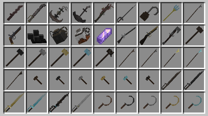 ModraInSpace's tweet photo. Random wip pirate weapons https://t.co/qS3H67cYFT