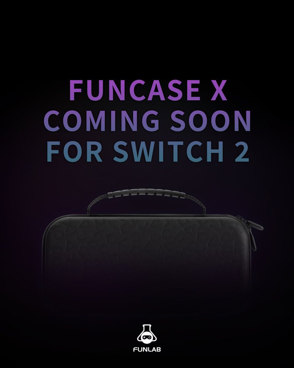 Funlab_switch's tweet image. "Ready or not, here we come! ⚡️
Two new Funcase to carry your Switch2 in style.✨
#Funlab #Funcase #Nintendo #SwitchCarryingCase #switch2 #gamerlife #gaming #GamingSetup #GamingFun #PlayWithJoy #PlayMore