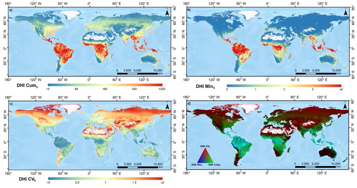 JournalofRS's tweet image. Bridging Satellite Productivity and Global Biodiversity: Unveiling Insights through Dynamic Habitat Indices
🌼Highlights: Dynamic Habitat Indices (DHIs) calculated using satellite productivity measures are powerful and scalable tool for linking Earth observations to global…