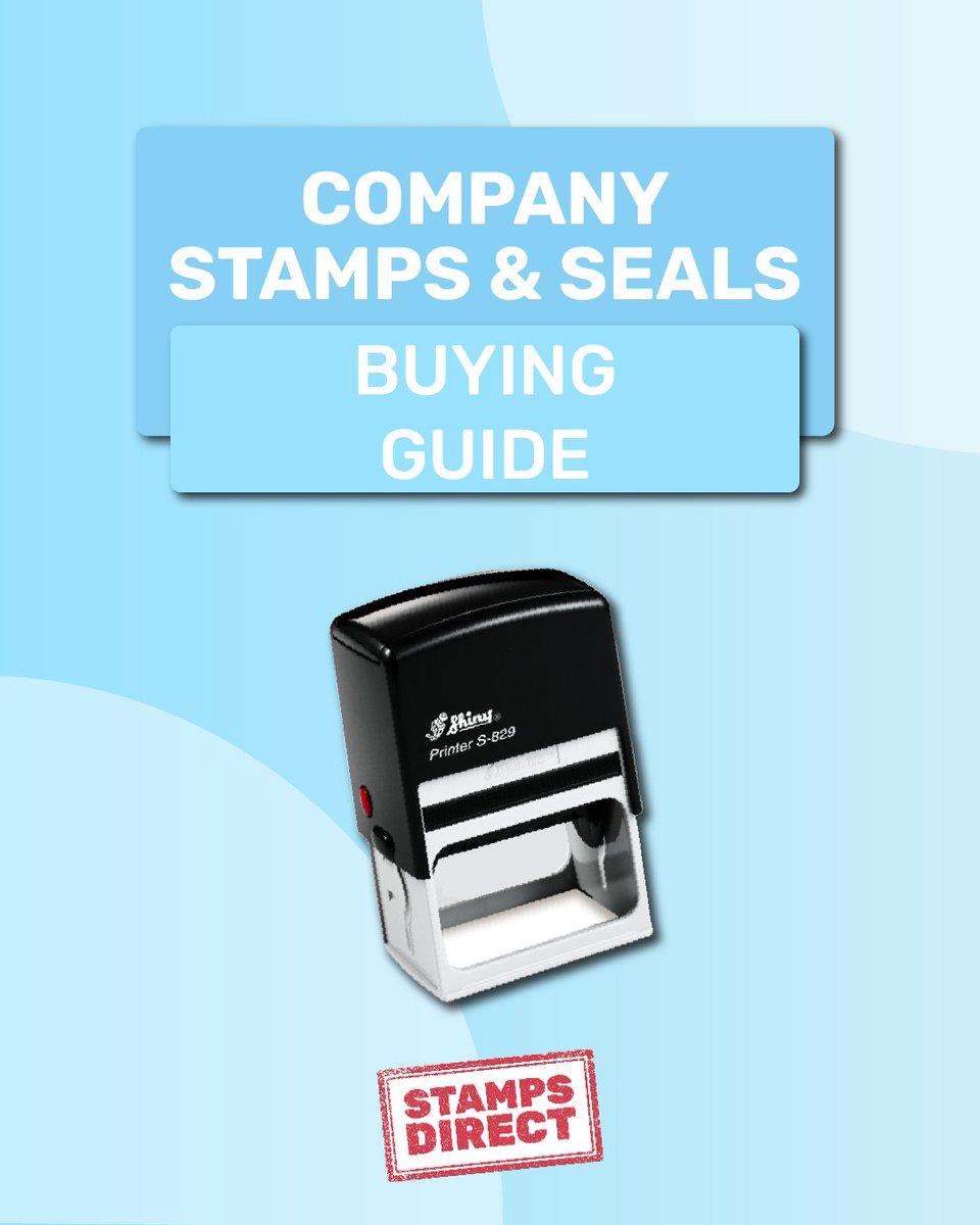 Not sure which stamp your business needs? 🧐

Whether it's for signatures, branding, or official documents, we've got you covered. ✅

Check out our quick guide to picking the perfect rubber stamp or seal for your office 🏢

Read here: stampsdirect.co.uk/blog/a-buyer-s…

#OfficeTips
