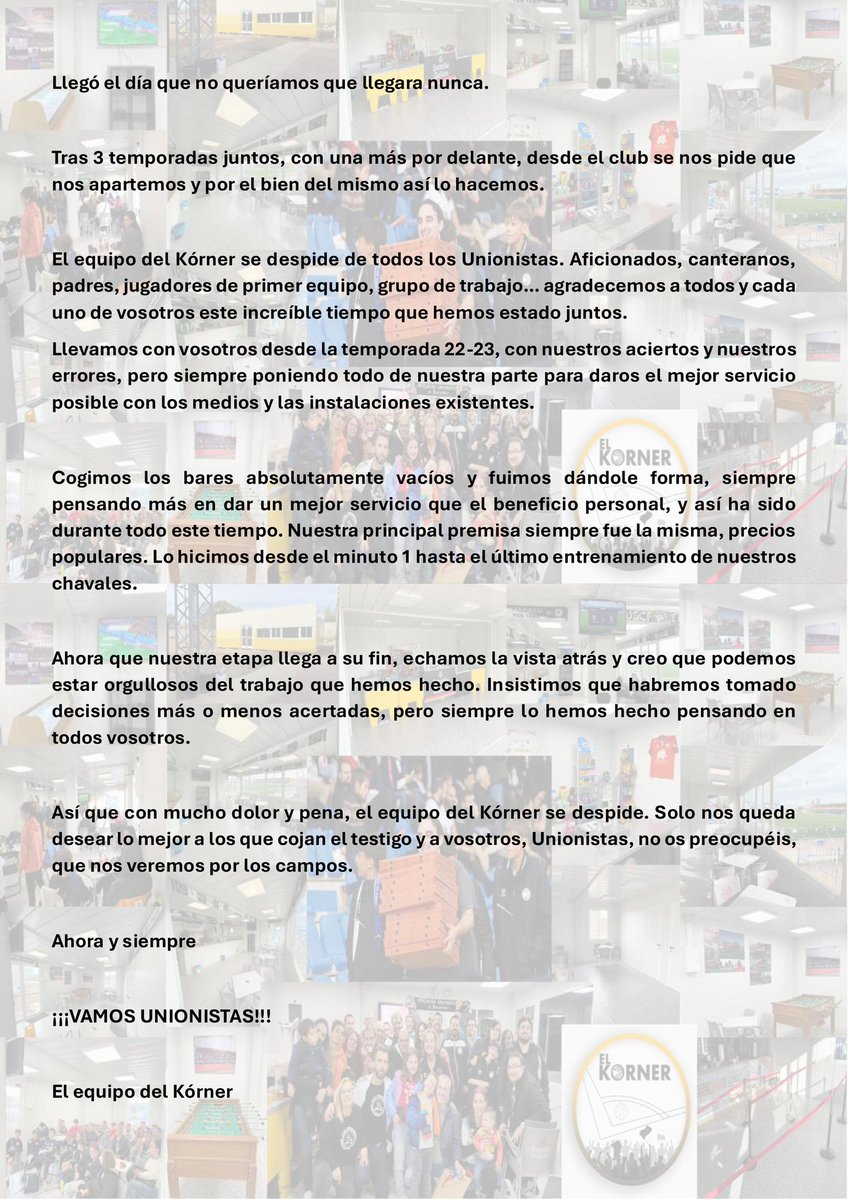 El_Korner's tweet photo. COMUNICADO OFICIAL https://t.co/ugC6Vd7xii