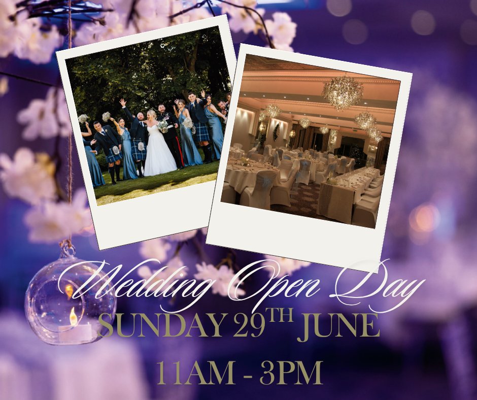 Join us on Sunday for our Wedding Open Day | 11am - 3pm
View our beautiful suites and stunning grounds,  meet the team and tell us what your perfect day will look like. 
With packages and prices to suit everyone,  come along and see for yourself.  
thorntonhallhotel.com/weddings/weddi…