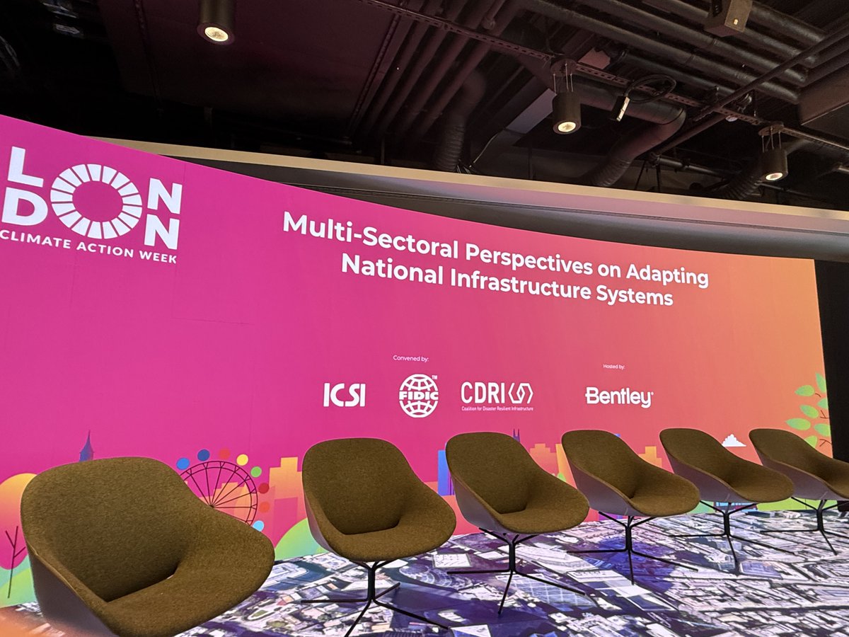 FIDIC's tweet image. 🤝 Strengthening Resilience through Collaboration at #LCAW2025
At today’s session on national adaptation strategies, FIDIC’s Robert Spencer joined global experts to spotlight the missing links between finance, governance & infrastructure.
🔹 Capacity gaps
🔹 Fragmented…