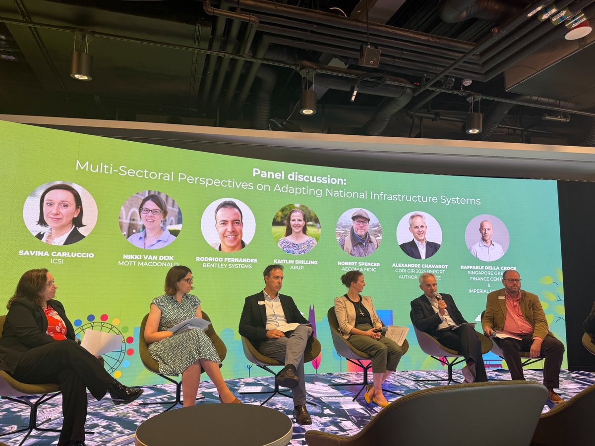 FIDIC's tweet image. 🤝 Strengthening Resilience through Collaboration at #LCAW2025
At today’s session on national adaptation strategies, FIDIC’s Robert Spencer joined global experts to spotlight the missing links between finance, governance & infrastructure.
🔹 Capacity gaps
🔹 Fragmented…