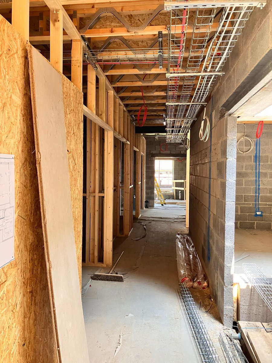 Louise was on site at Centre 4 last week🏗️ Great progress as we continue working to deliver a fantastic scheme for young people ⭐️