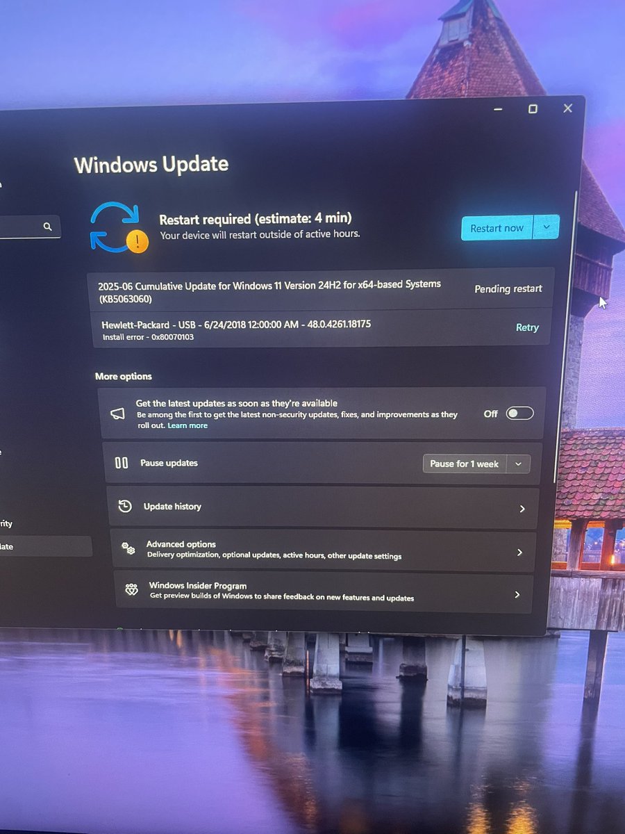البي سي له فتره كذا كل ما احدثه ونفس الشيء والي تحت يجي error